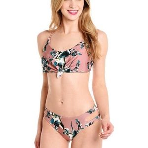 Splendid Mills Watercolor Floral Print Bikini